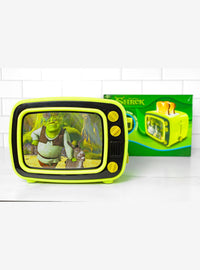 Tostador Shrek estilo TV retro con marco iluminado