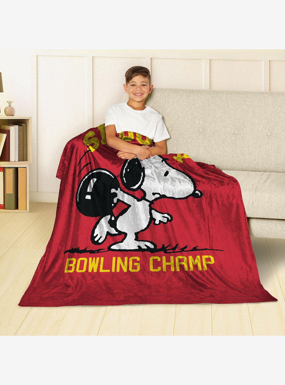 Manta Snoopy Bowling Champ de Peanuts