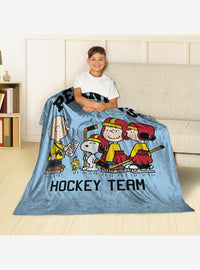 Manta Peanuts Hockey de tacto sedoso