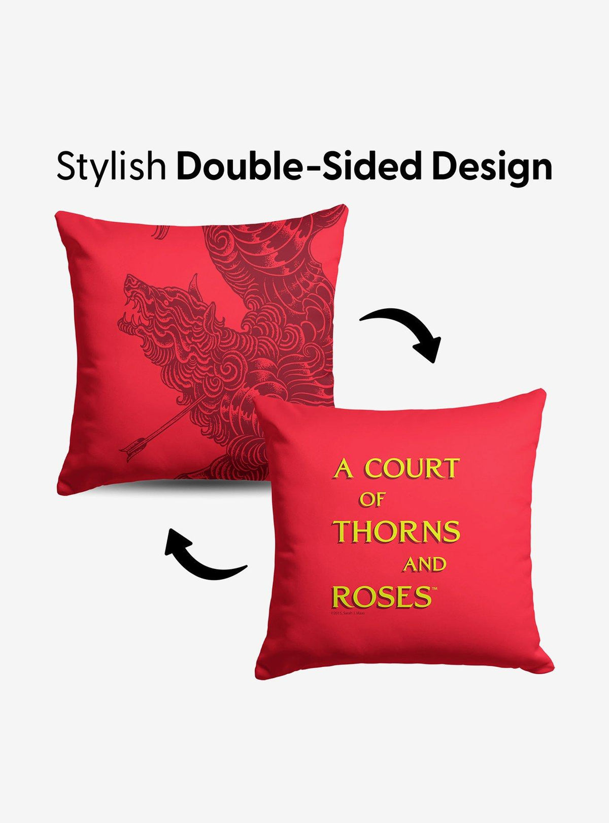 Cojín Logo Drop de A Court of Thorns and Roses