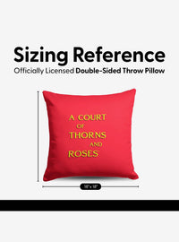 Cojín Logo Drop de A Court of Thorns and Roses