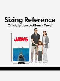 Toalla de playa Jaws: póster clásico