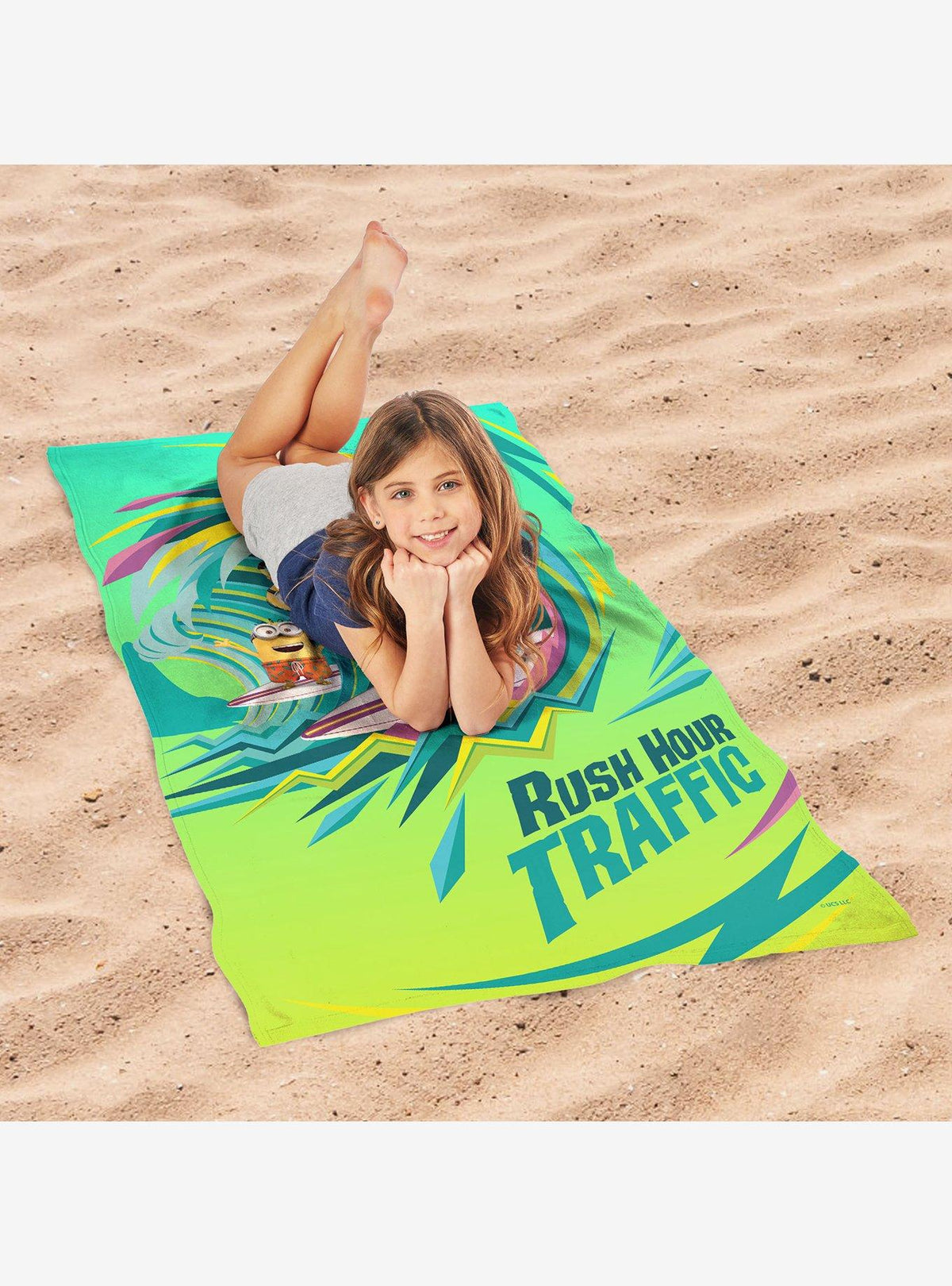 Toalla de playa antiarena Minions Rush Hour Traffic