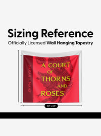 A Court of Thorns and Roses: Colgante mural de portada