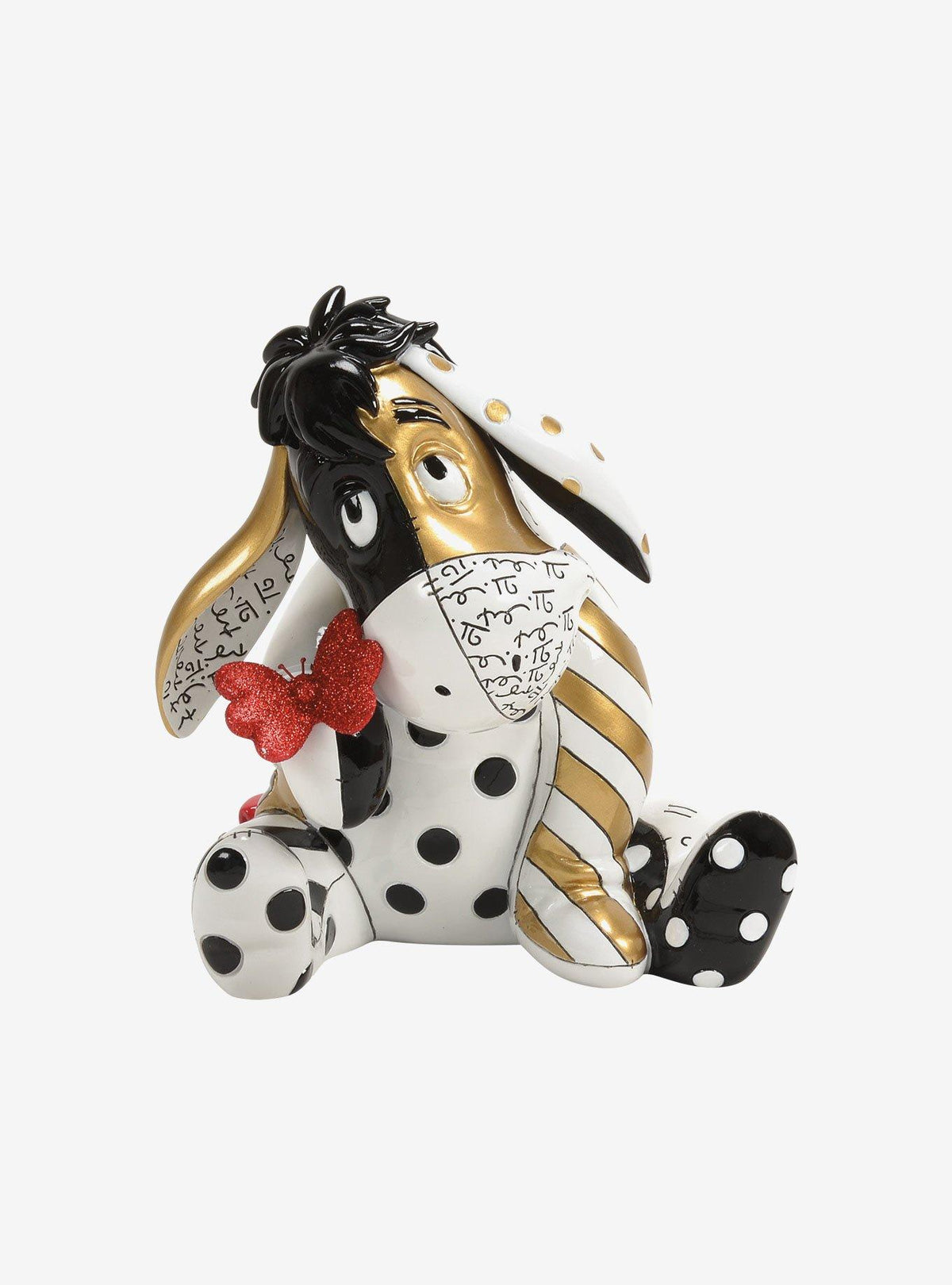 Figura dorada de Eeyore y Winnie the Pooh | Britto