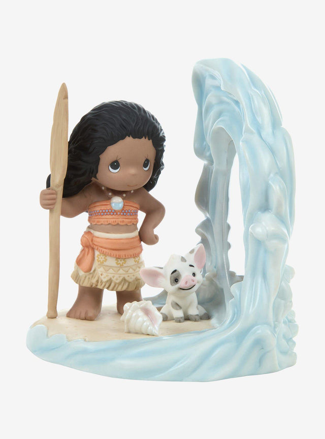 Figura de Moana de Disney con espejo