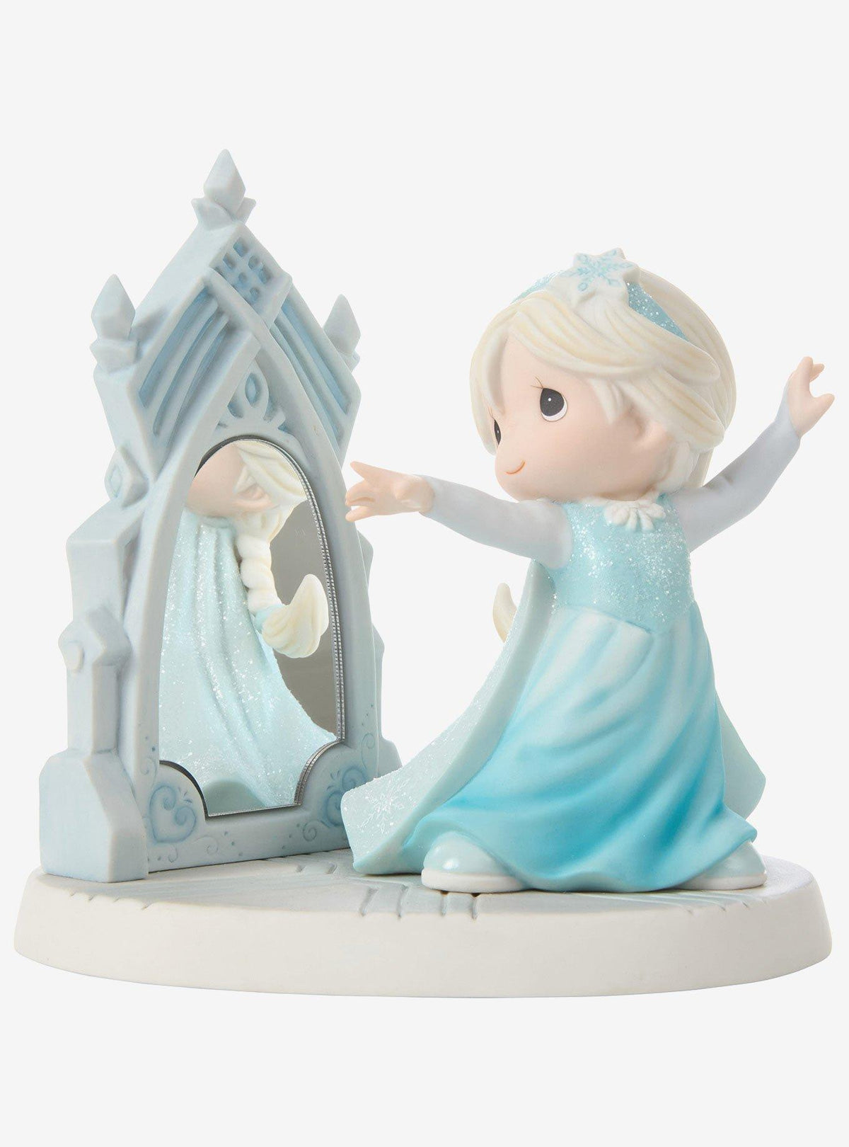 Figura Precious Moments de Elsa con espejo