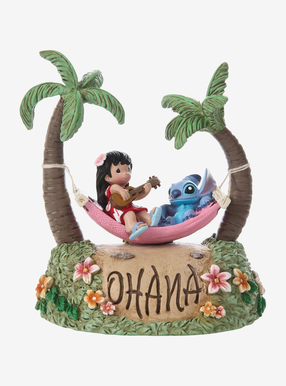 Figura musical de Lilo & Stitch en hamaca