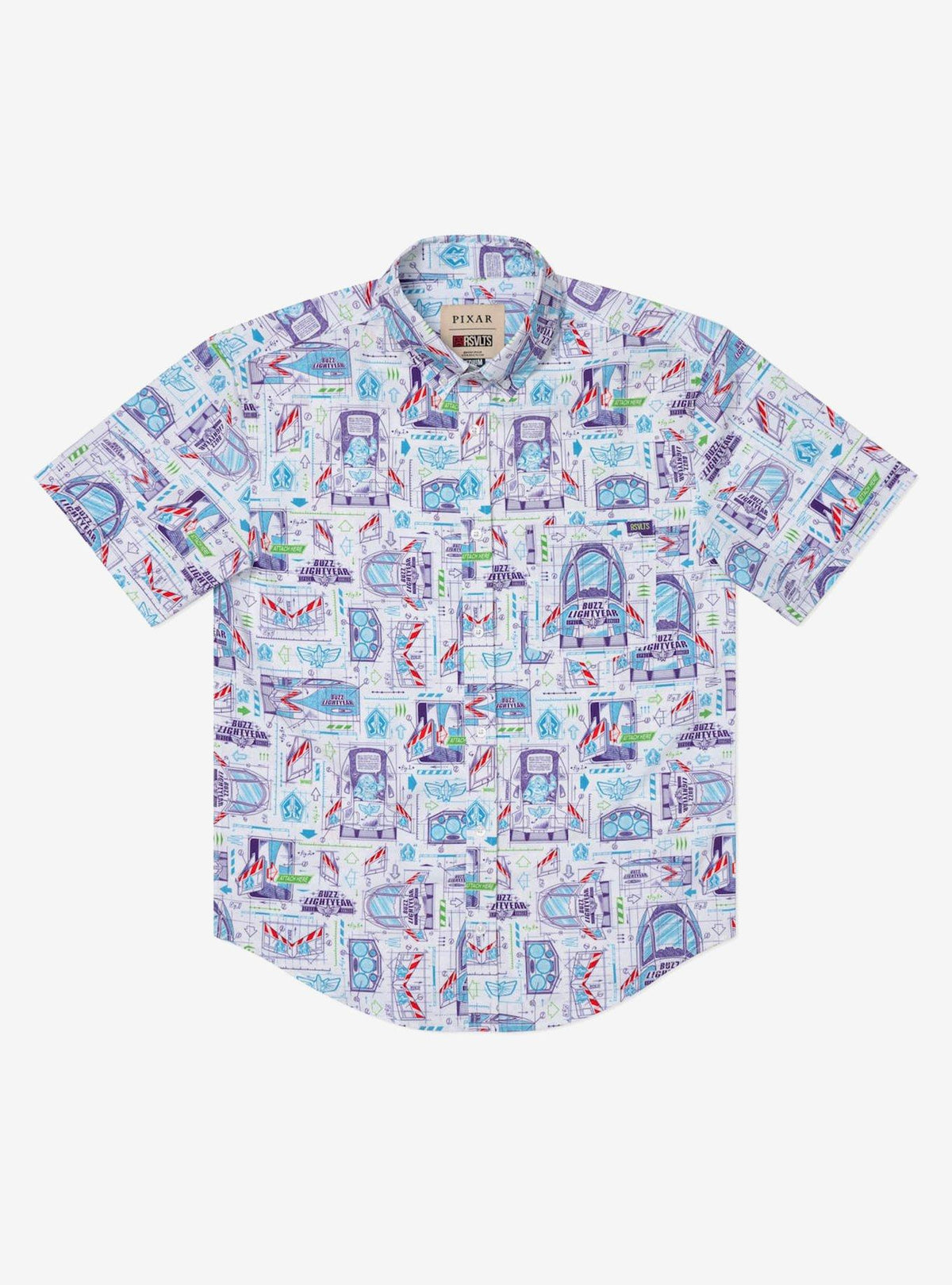 Polera manga corta Toy Story: Esquemas espaciales