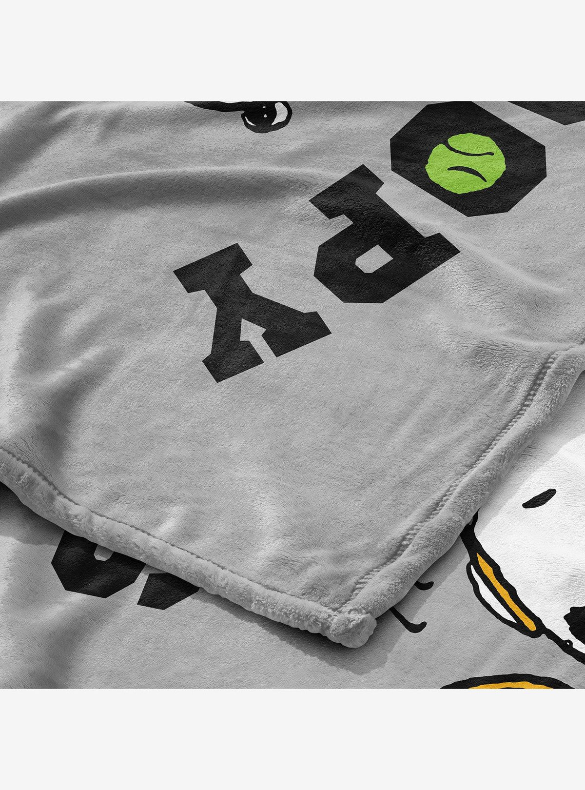 Manta Peanuts Snoopy Tennis de tacto sedoso