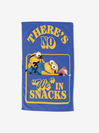Toalla de playa Minions «No hay nosotros sin snacks»