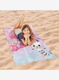 Toalla de playa infantil Gabby's Dollhouse: Amigos submarinos