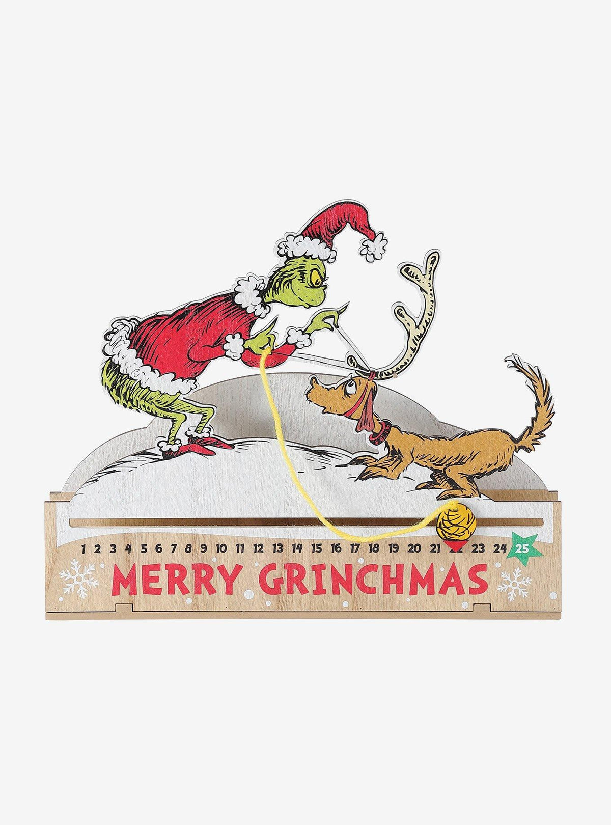 Adorno cuenta regresiva de Navidad del Grinch