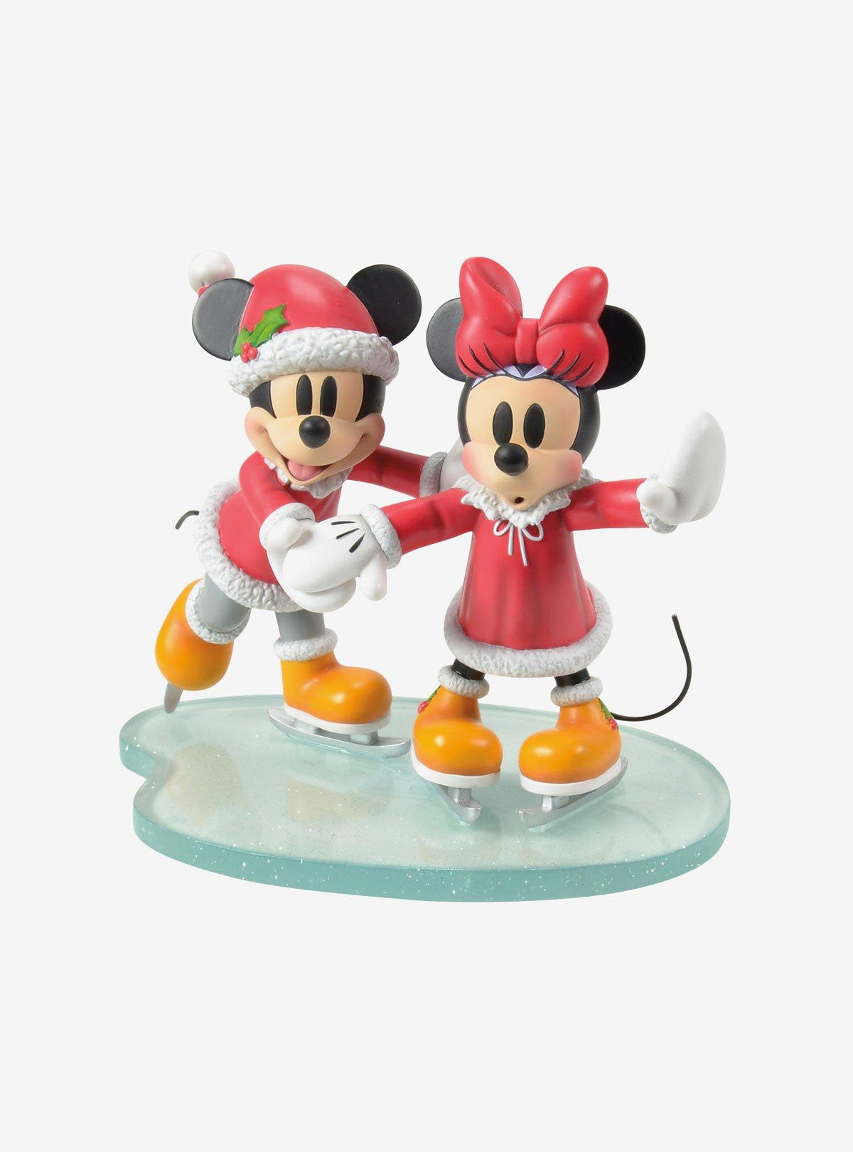 Figura Disney Showcase de Mickey y Minnie patinando