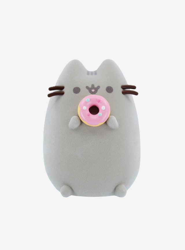 Figura de Pusheen con acabado flocado