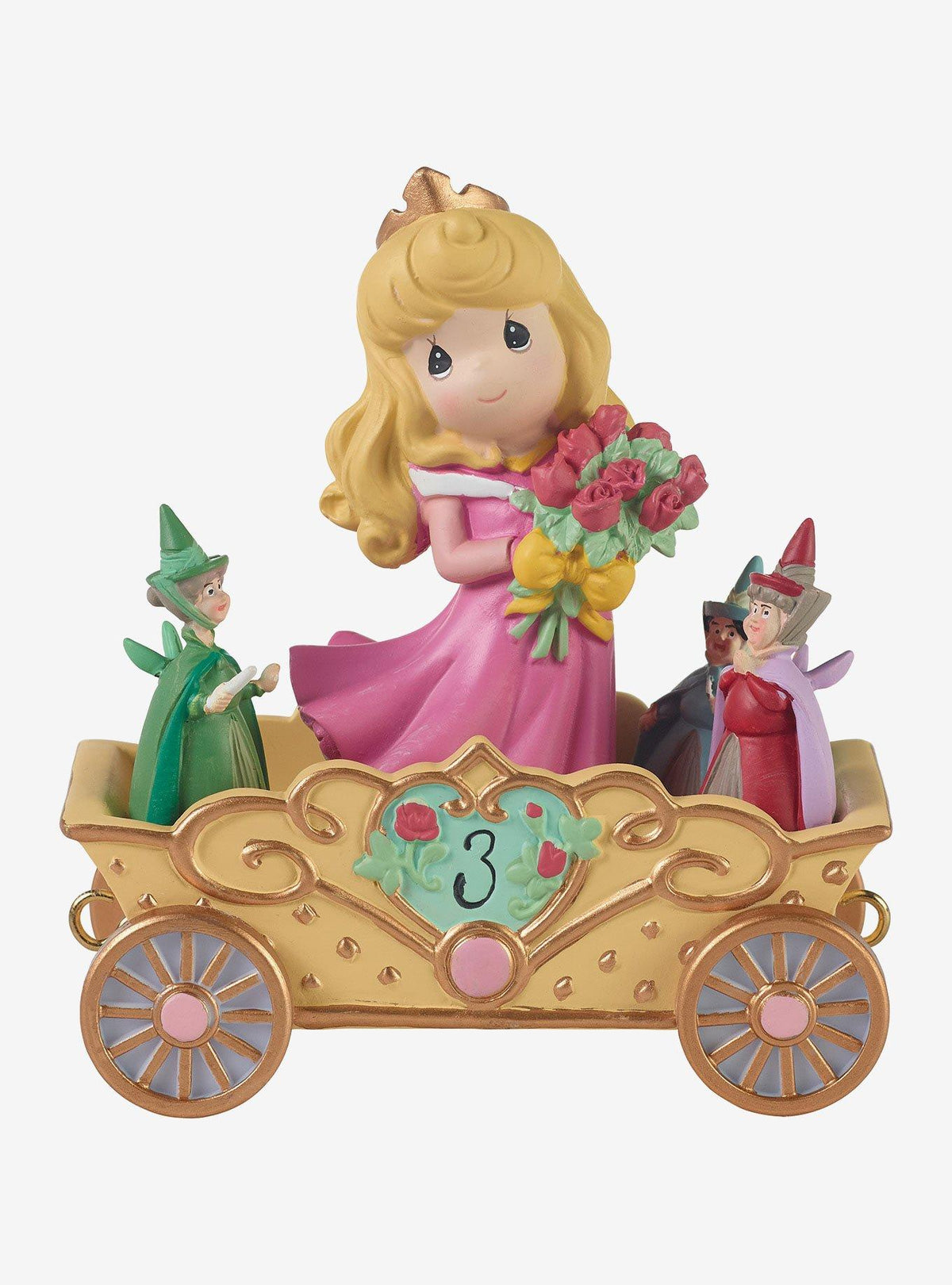 Figura Precious Moments Disney Birthday Parade: Aurora, 3 años