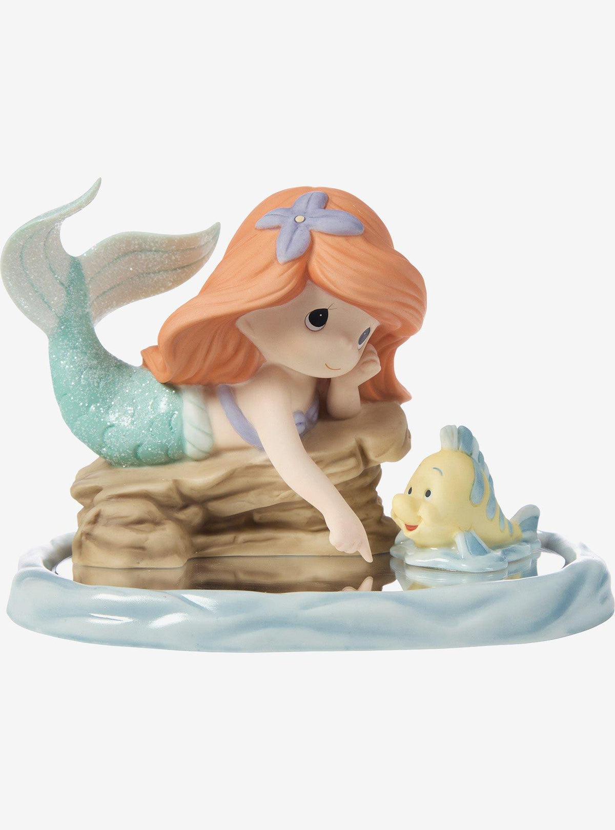 Figura de Ariel de Disney con espejo
