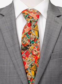 Corbata Looney Tunes Saturday Morning para hombre