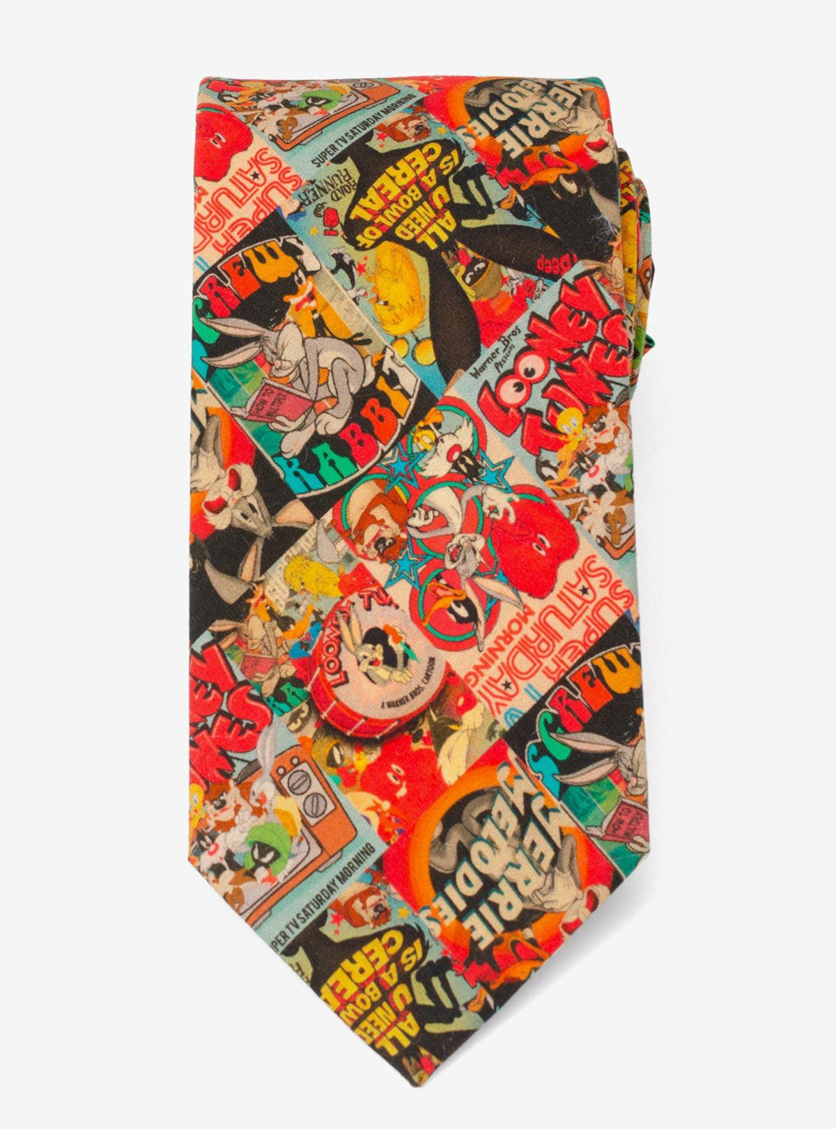 Corbata Looney Tunes Saturday Morning para hombre