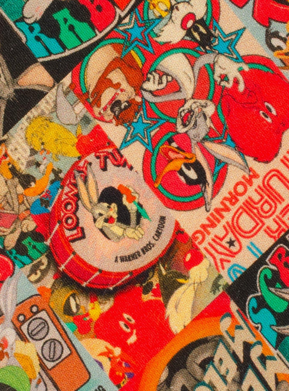 Corbata Looney Tunes Saturday Morning para hombre