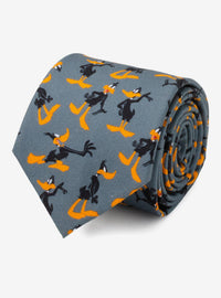 Corbata gris de Daffy Duck - Looney Tunes