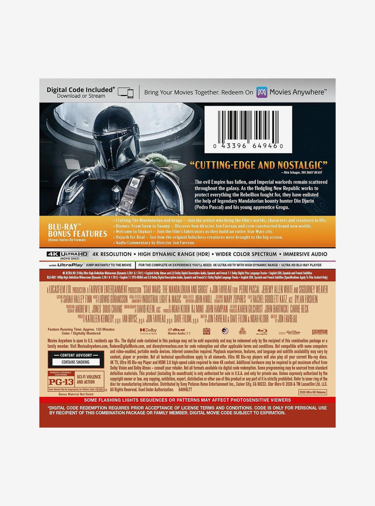 Star Wars: The Mandalorian y Grogu en Ultra HD
