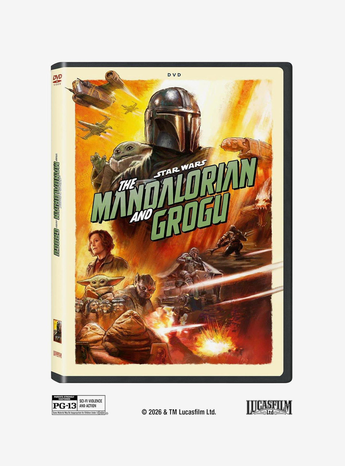 Star Wars: The Mandalorian y Grogu en DVD