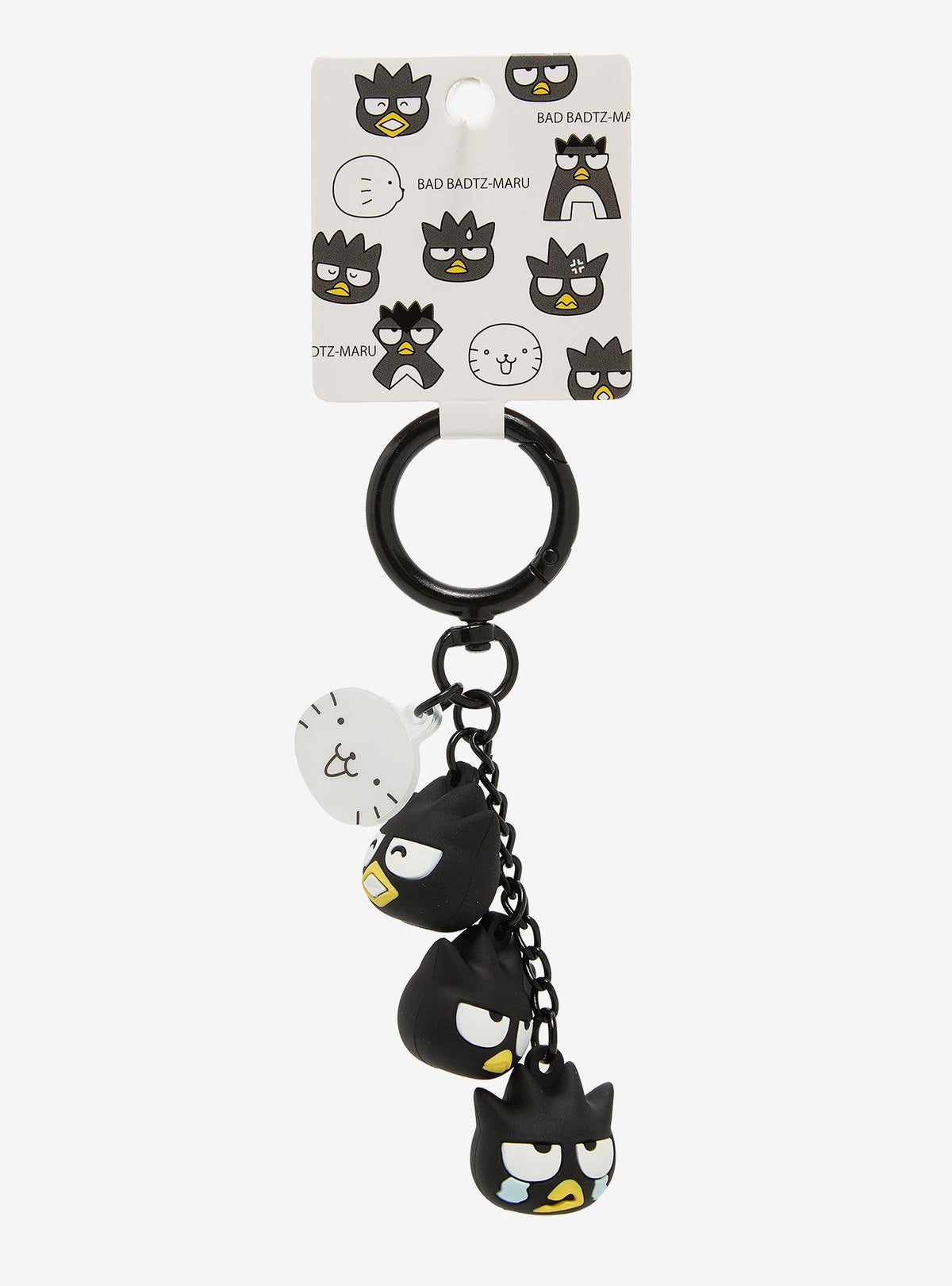 Llavero de Badtz-Maru con colgante de Hana-Maru