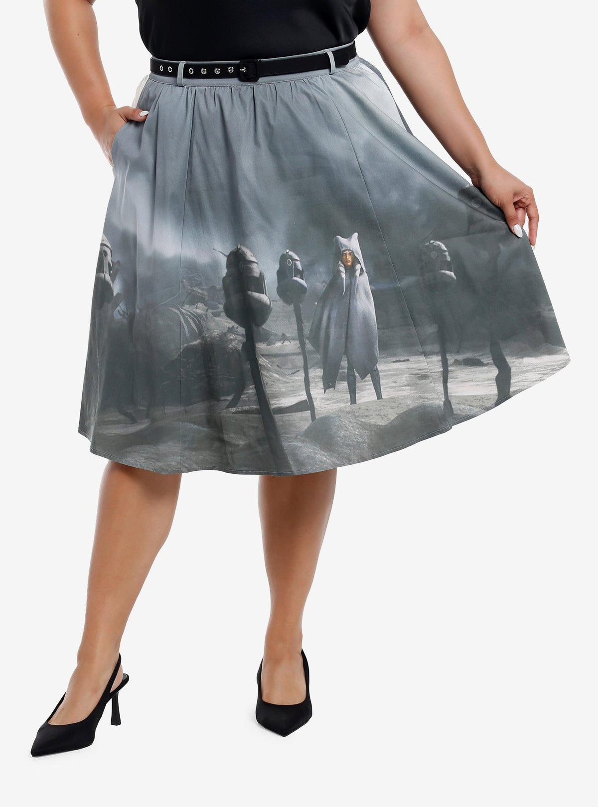 Falda retro de Ahsoka Tano de Star Wars, talla grande