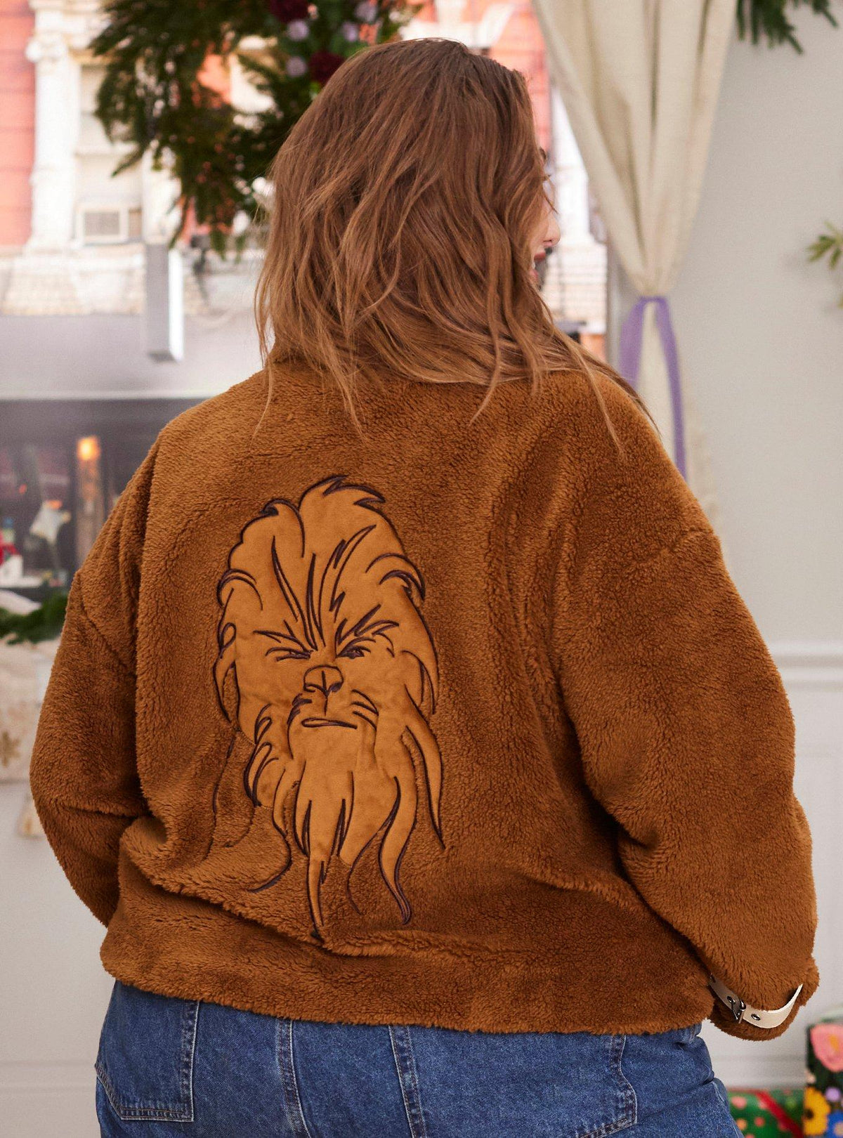 Chaqueta reversible Star Wars de Chewbacca, talla plus