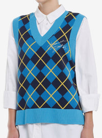 Disney Donald Duck: chaleco tejido argyle