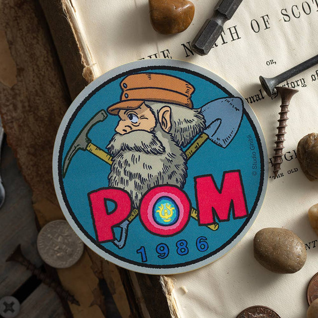 Sticker de Castle in the Sky con el abuelo Pom