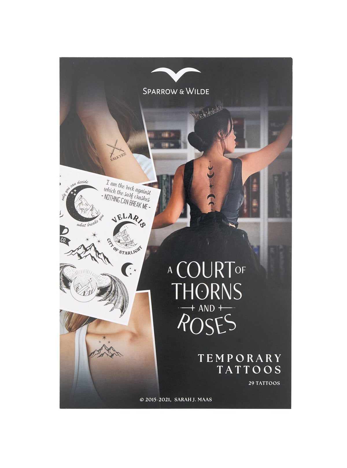 Tatuajes temporales A Court of Thorns and Roses