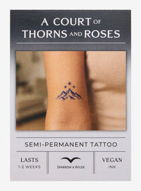Tatuaje semipermanente de Velaris | A Court of Thorns and Roses