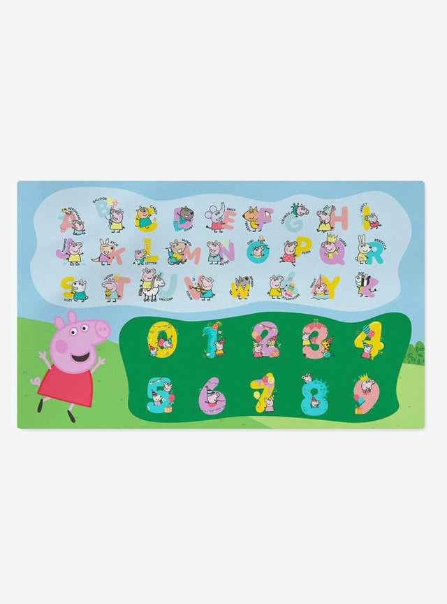 Alfombra lavable Peppa Pig: Peppa aprende