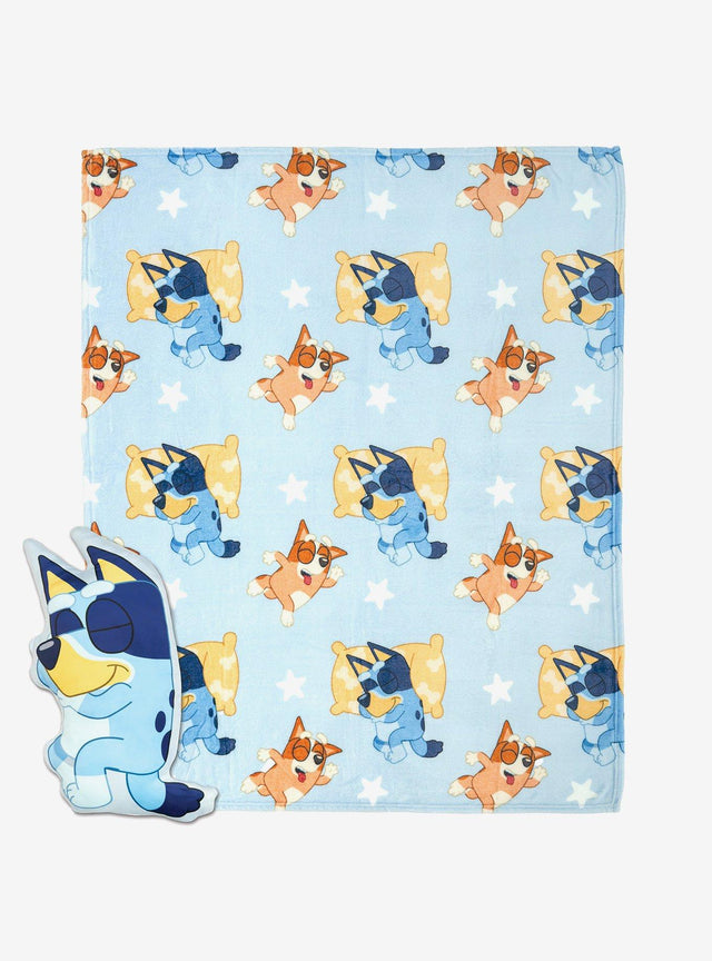 Set de almohadón nube y manta Bluey