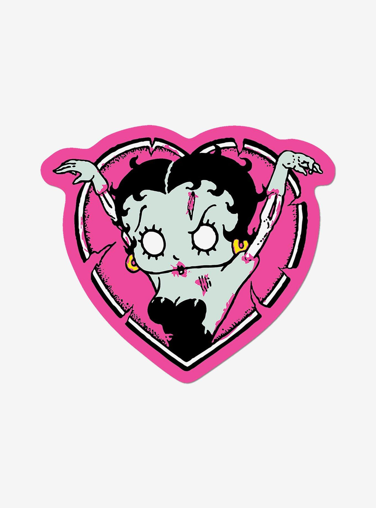 Sticker de Betty Boop zombi