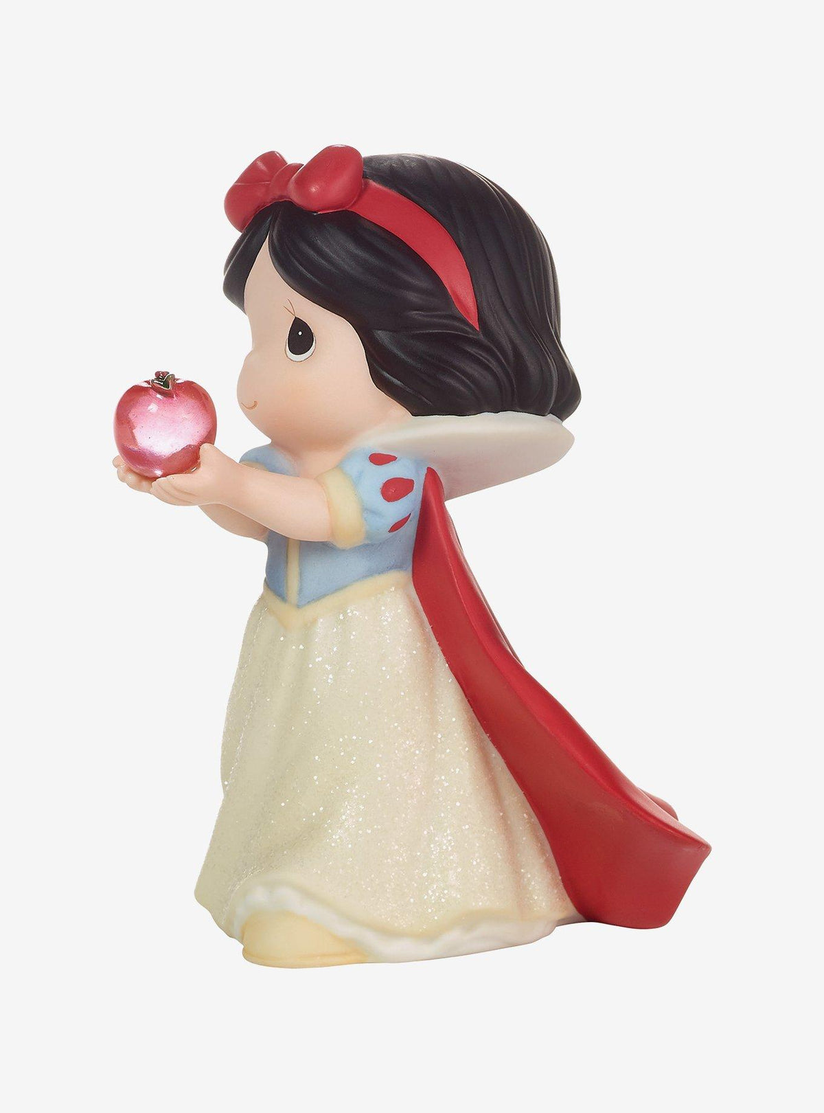 Figura Precious Moments de Blancanieves con manzana de vidrio