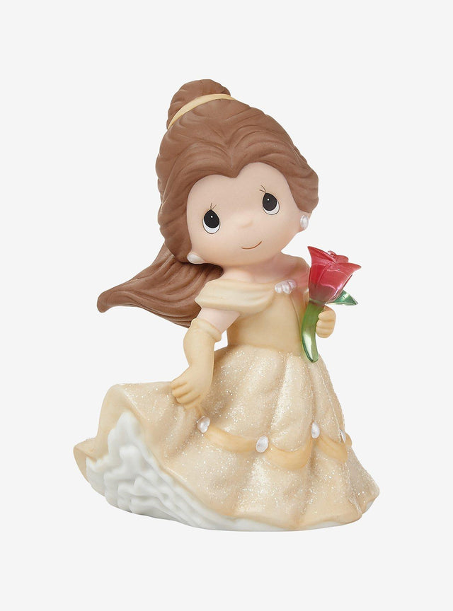 Figura de Belle con rosa encantada