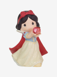 Figura de Blanca Nieves con manzana de vidrio