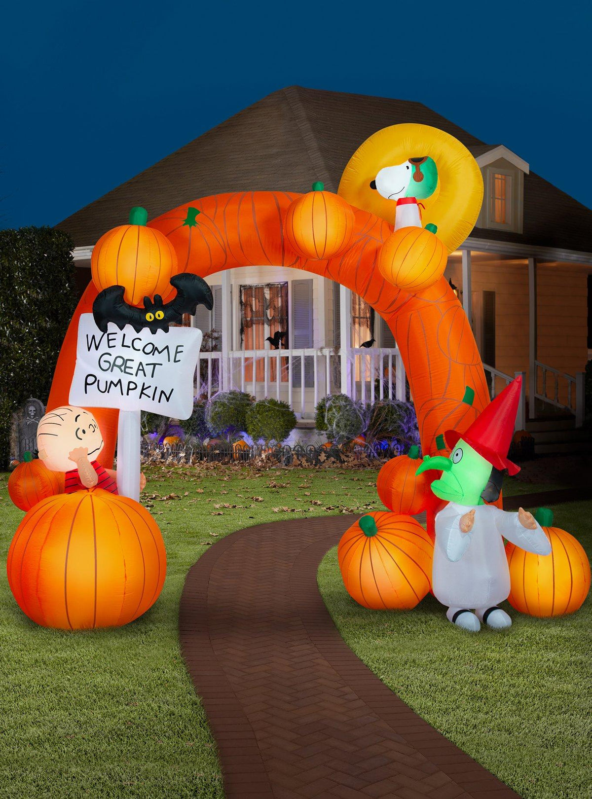 Peanuts: Arco inflable de Halloween