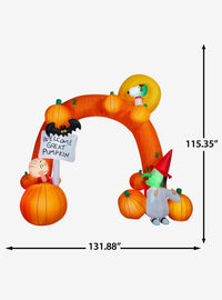 Peanuts: Arco inflable de Halloween