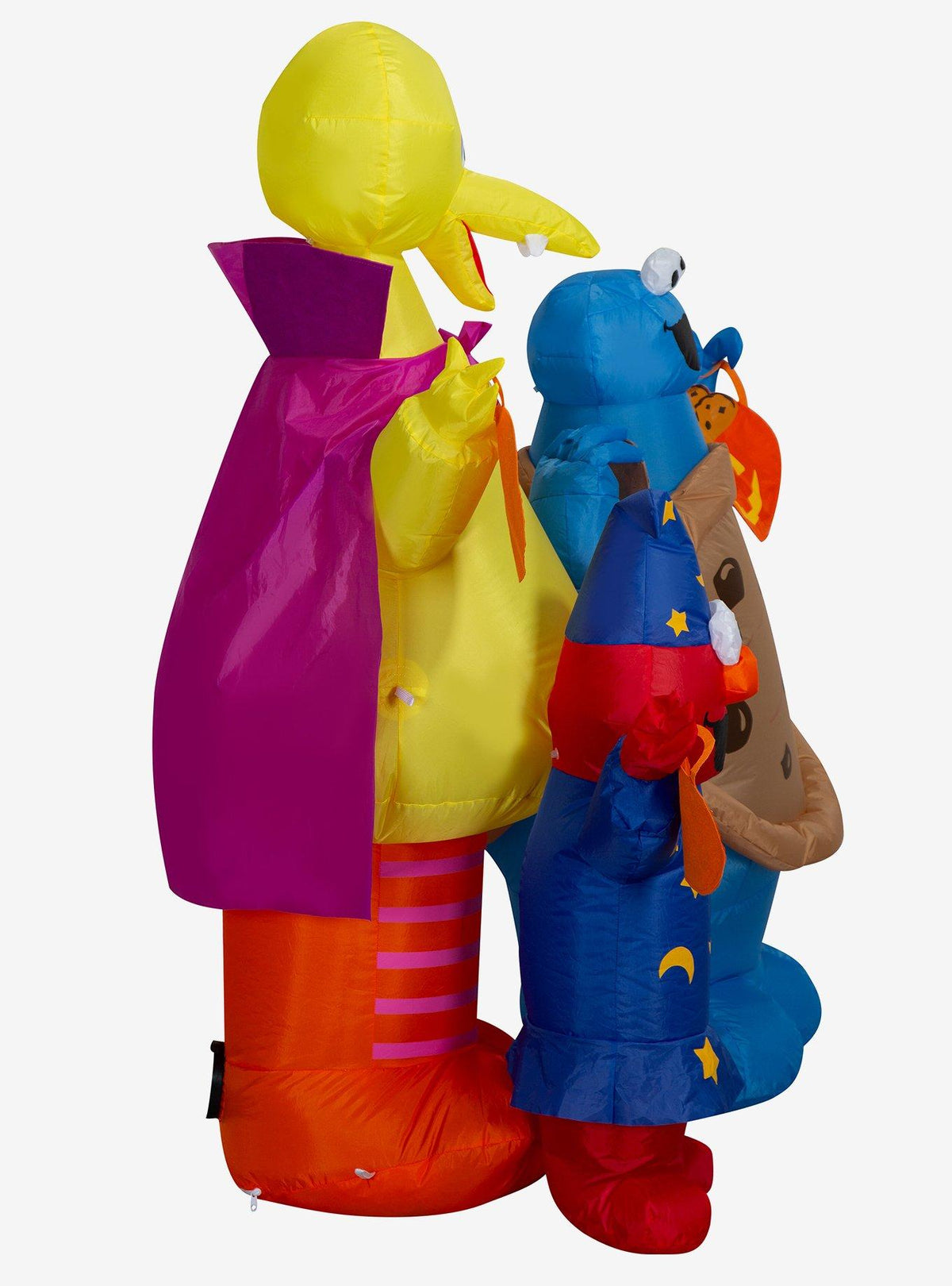 Escena inflable de Sesame Street con Elmo y sus amigos