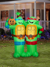 Inflable de Halloween de Leonardo y Raphael
