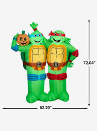 Inflable de Halloween de Leonardo y Raphael