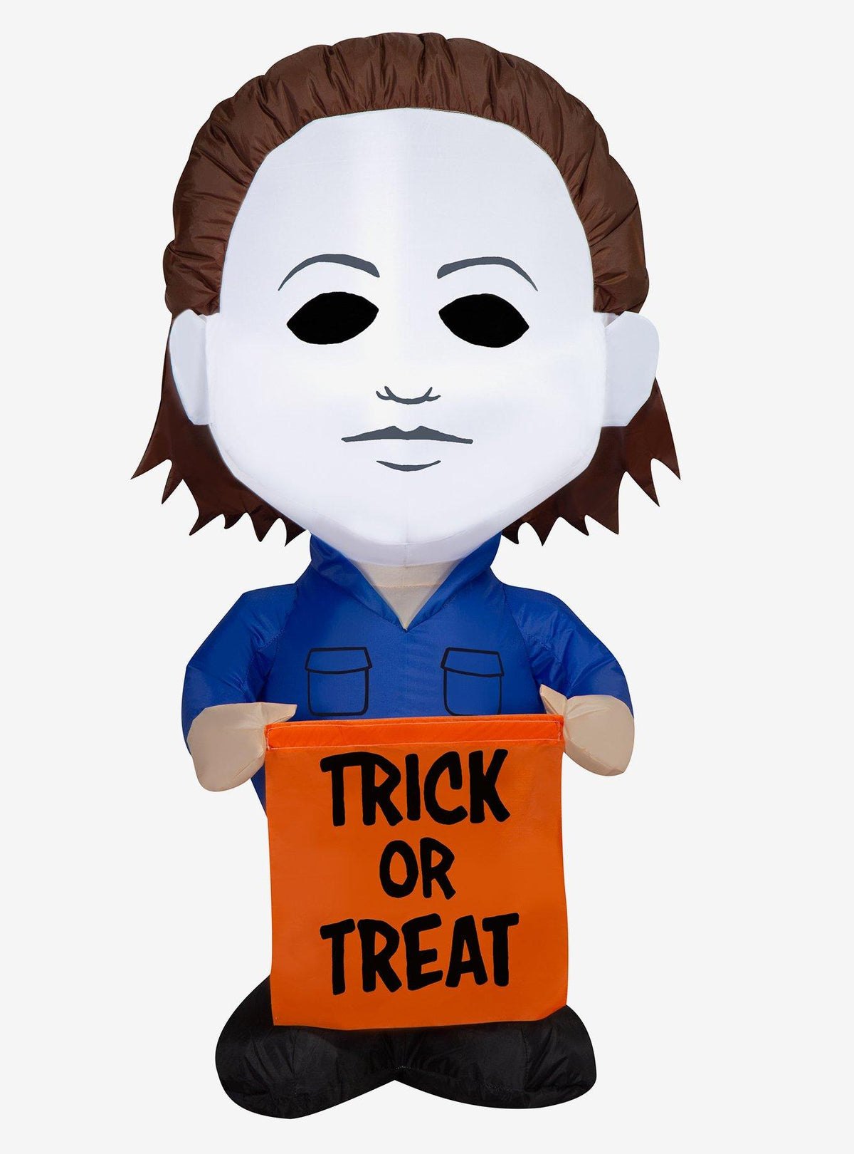 Inflable de Michael Myers con bolsa de dulces
