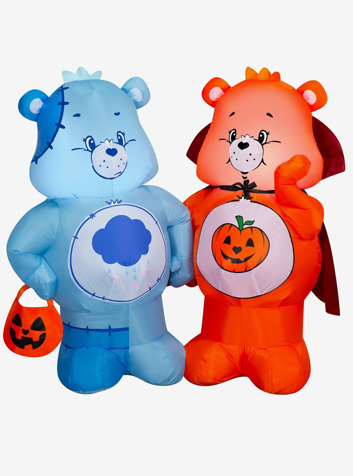 Escena inflable de Care Bears con Grumpy Bear y Trick-or-Sweet Bear