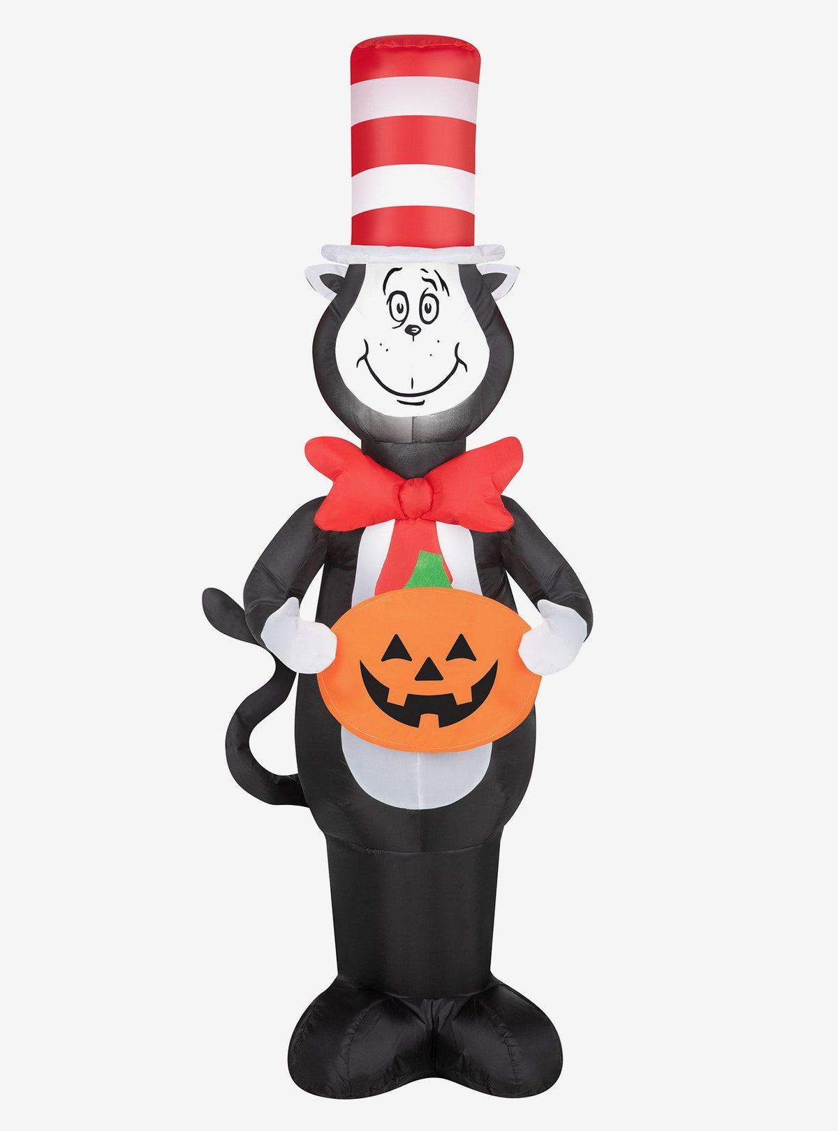 Inflable de Dr. Seuss: Cat in the Hat con calabaza
