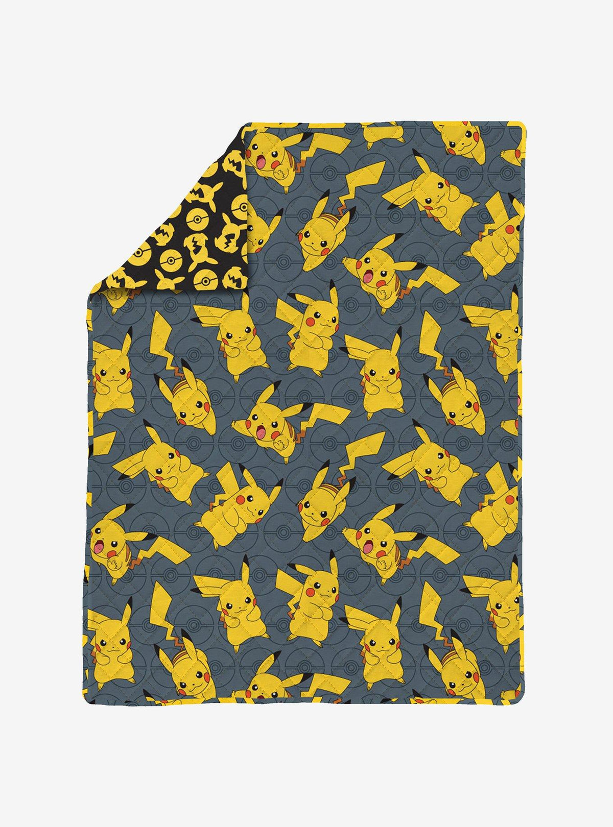 Manta acolchada reversible Pokémon Pika Pose