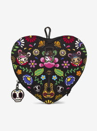 Mini bolso corazón tokidoki Día de los Muertos
